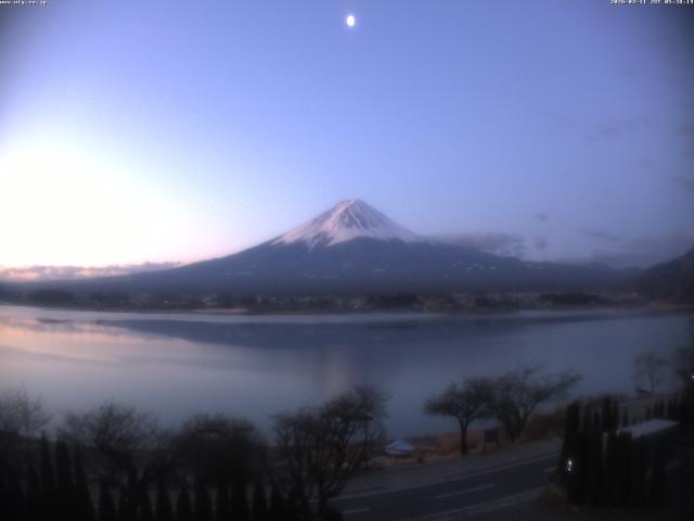 河口湖からの富士山