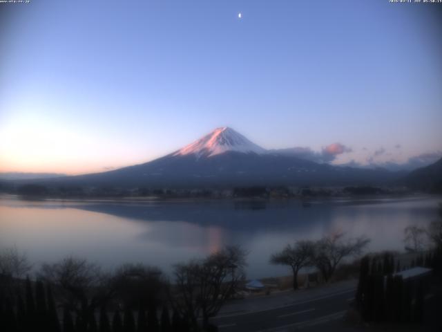 河口湖からの富士山