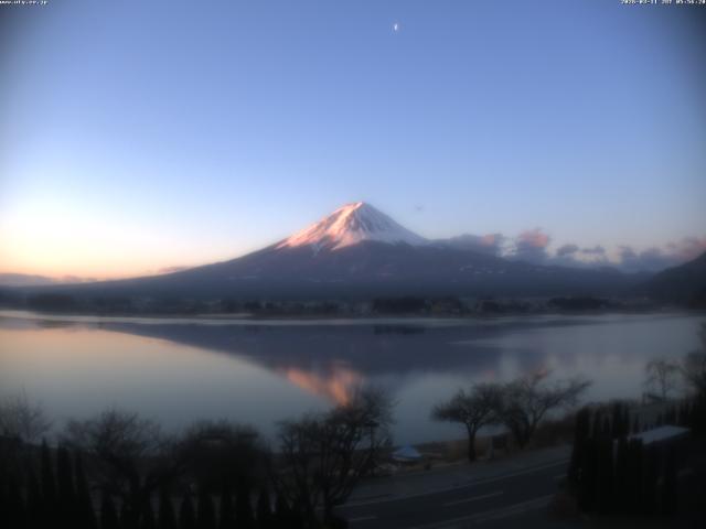 河口湖からの富士山
