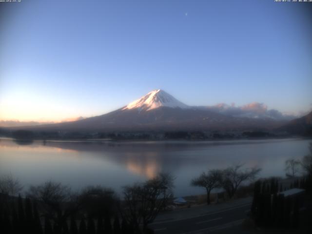 河口湖からの富士山