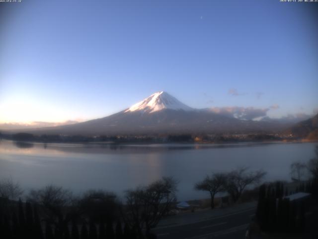 河口湖からの富士山