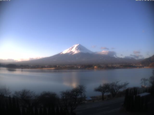 河口湖からの富士山