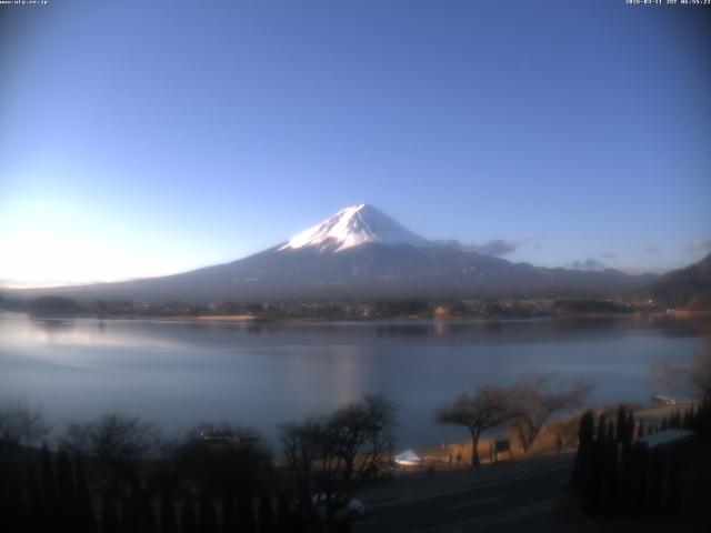 河口湖からの富士山