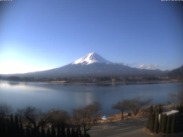 河口湖からの富士山