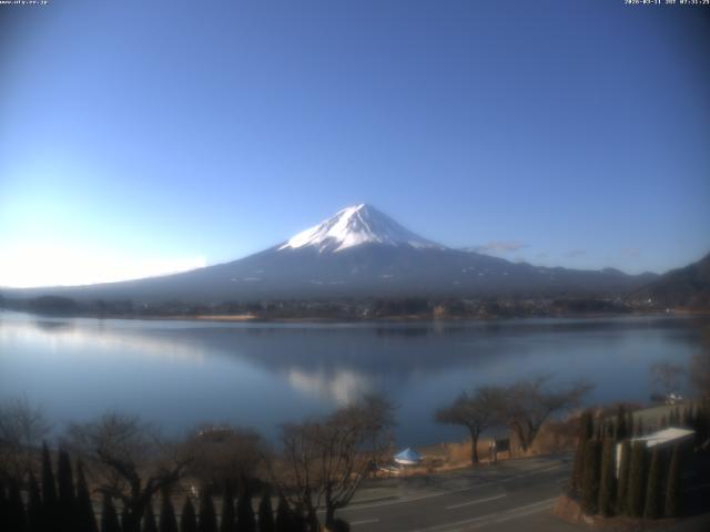 河口湖からの富士山