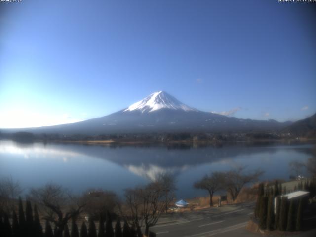 河口湖からの富士山
