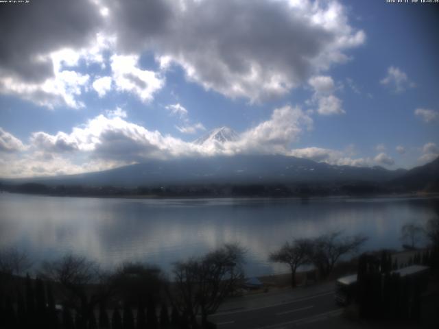 河口湖からの富士山