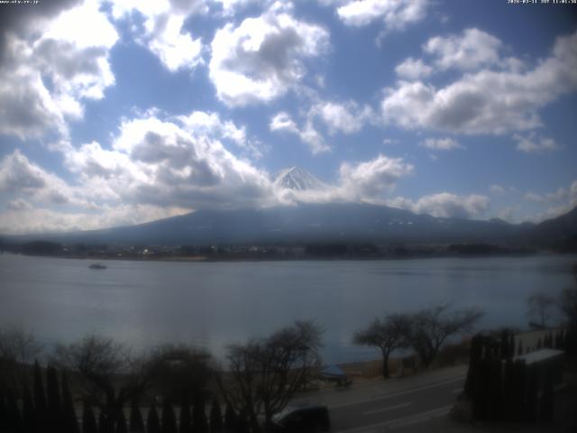 河口湖からの富士山