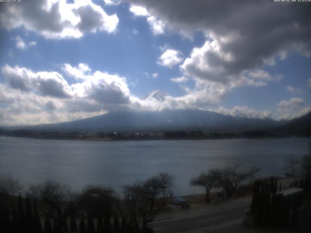 河口湖からの富士山