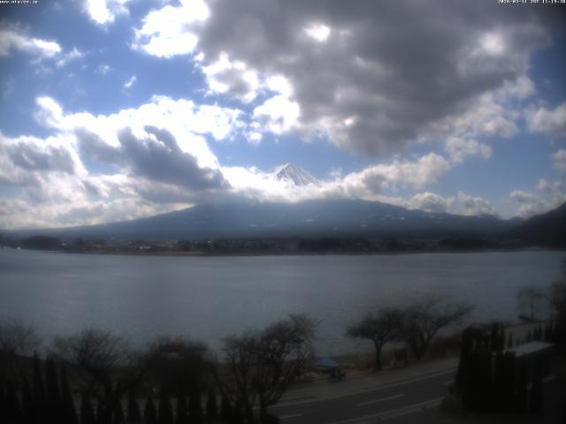 河口湖からの富士山