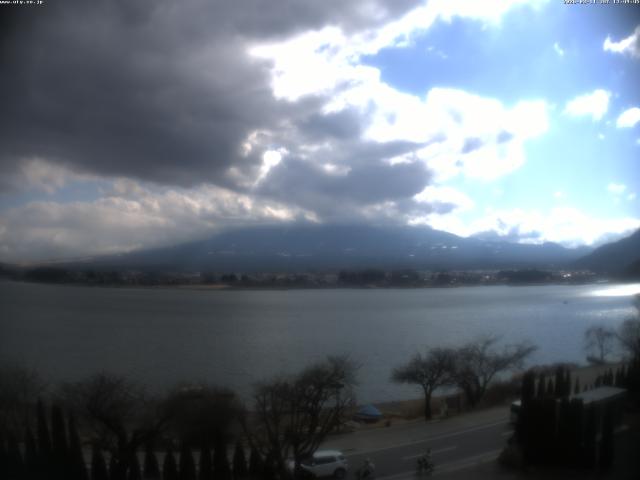 河口湖からの富士山
