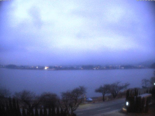 河口湖からの富士山