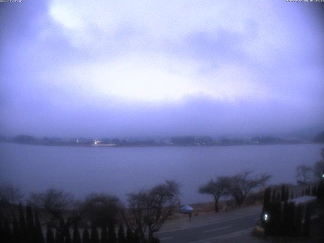 河口湖からの富士山