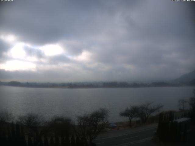 河口湖からの富士山