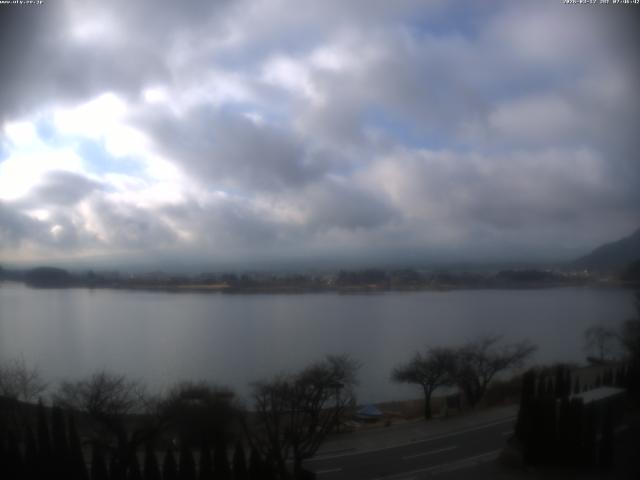 河口湖からの富士山