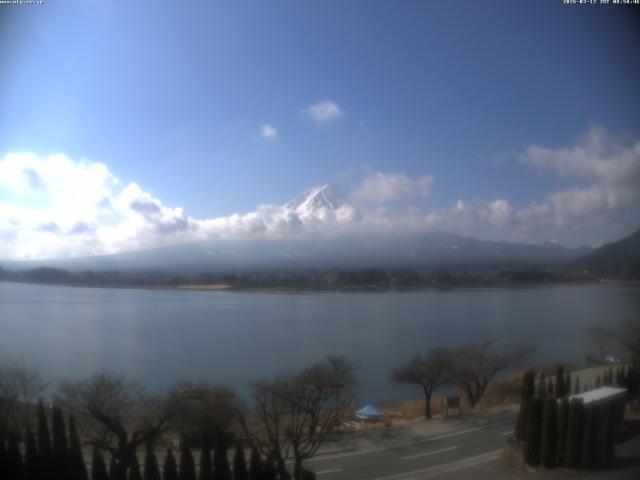 河口湖からの富士山