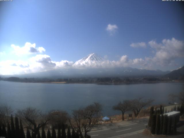 河口湖からの富士山