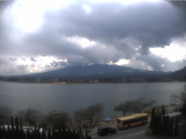 河口湖からの富士山