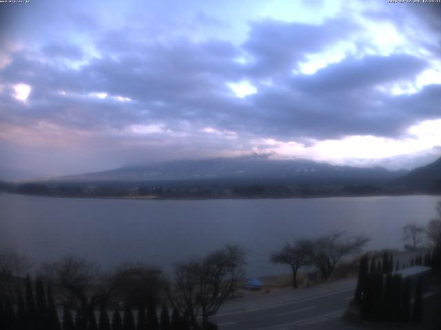 河口湖からの富士山
