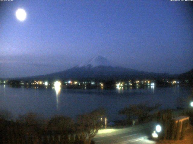 河口湖からの富士山