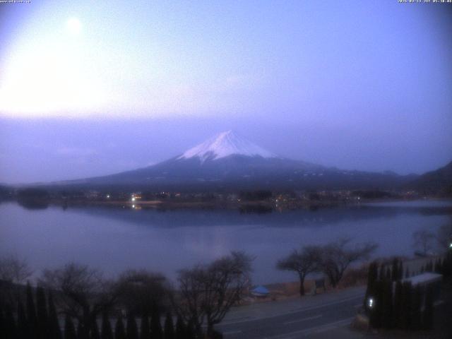 河口湖からの富士山