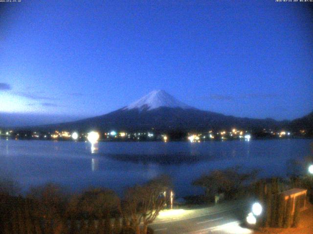 河口湖からの富士山