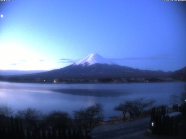 河口湖からの富士山