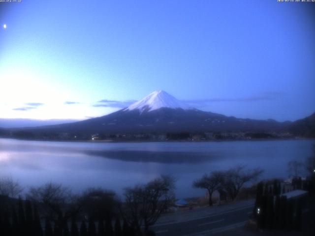 河口湖からの富士山