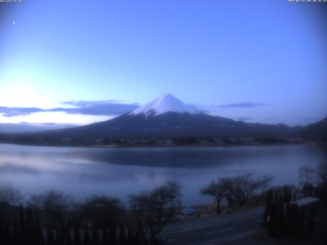 河口湖からの富士山