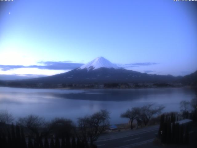 河口湖からの富士山