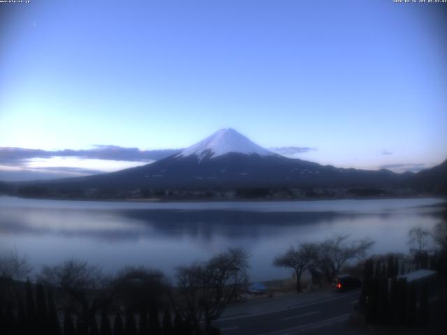 河口湖からの富士山