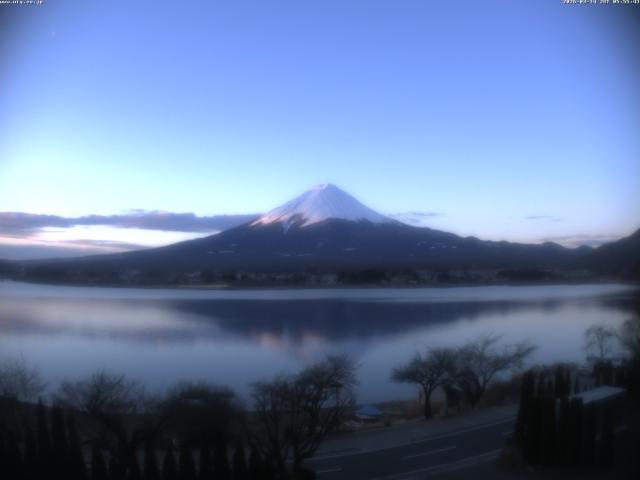 河口湖からの富士山