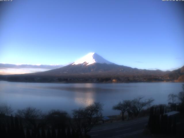 河口湖からの富士山
