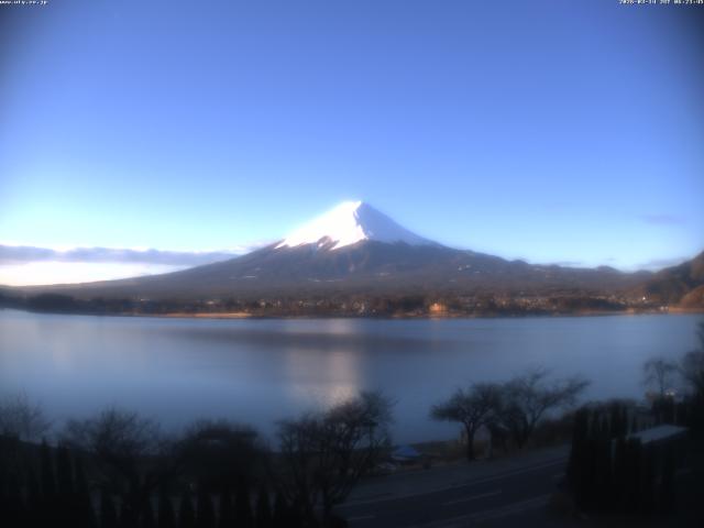 河口湖からの富士山