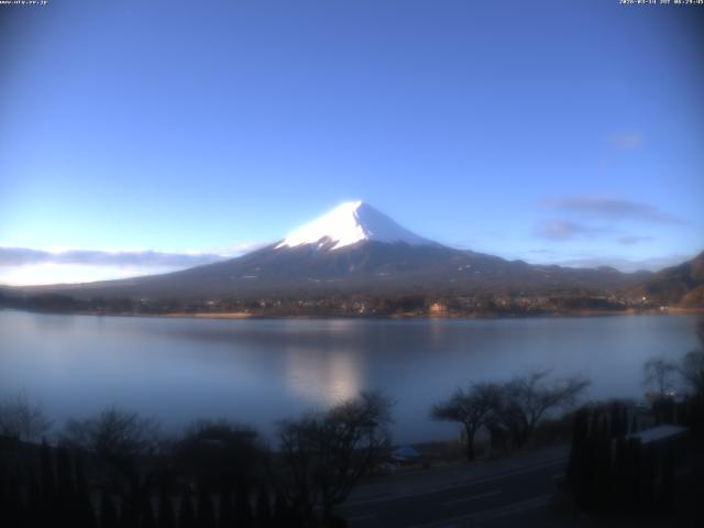 河口湖からの富士山