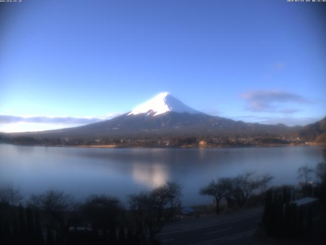 河口湖からの富士山