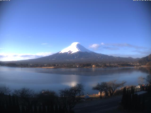 河口湖からの富士山
