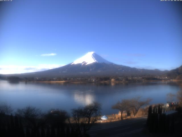 河口湖からの富士山