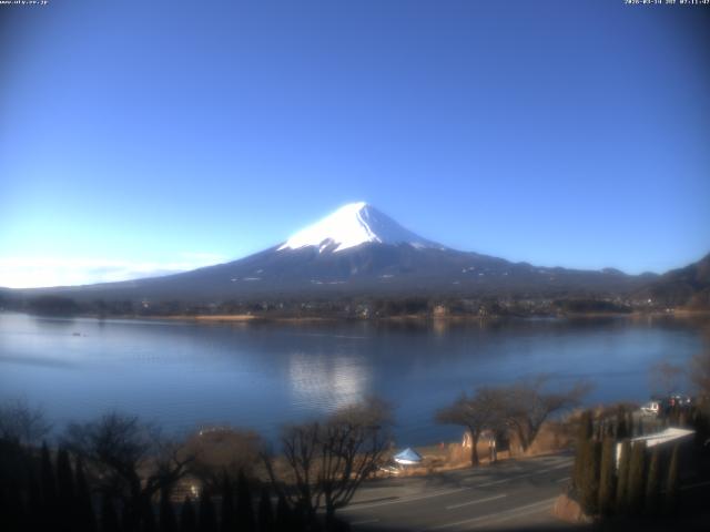 河口湖からの富士山