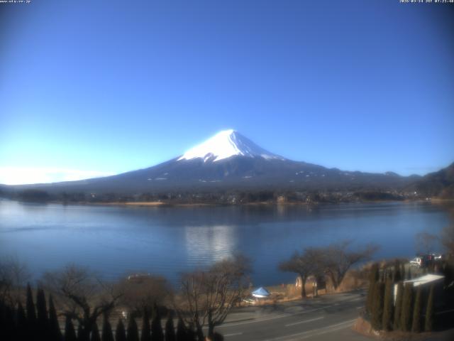 河口湖からの富士山