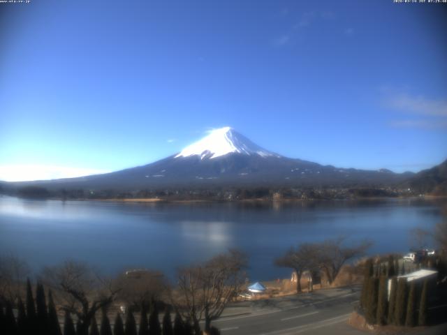 河口湖からの富士山