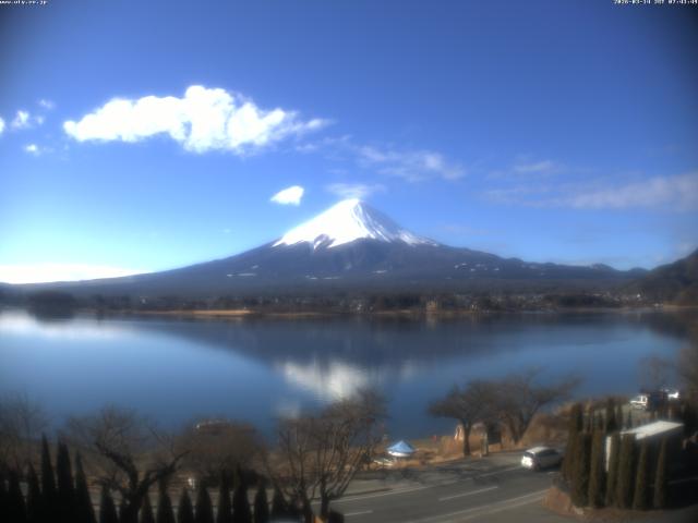 河口湖からの富士山