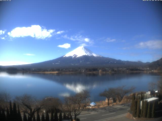 河口湖からの富士山