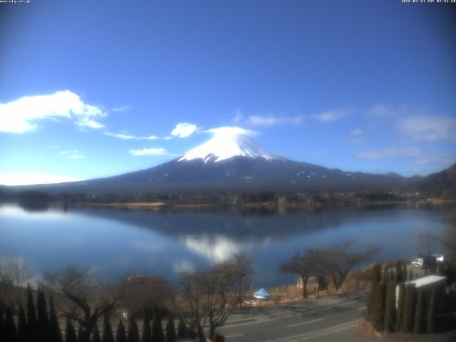 河口湖からの富士山