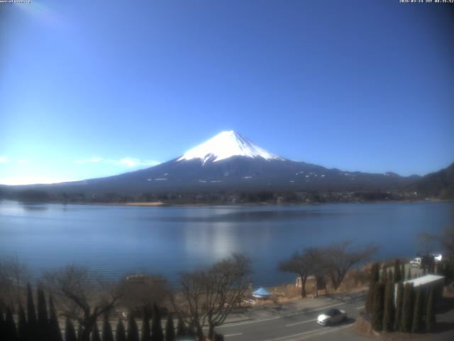 河口湖からの富士山