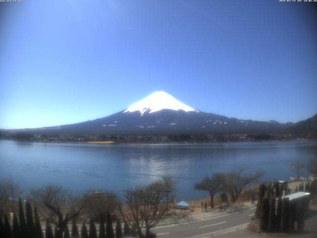 河口湖からの富士山