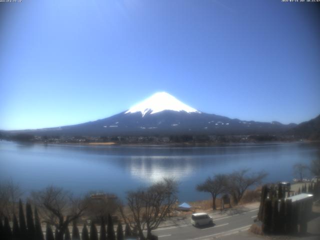 河口湖からの富士山