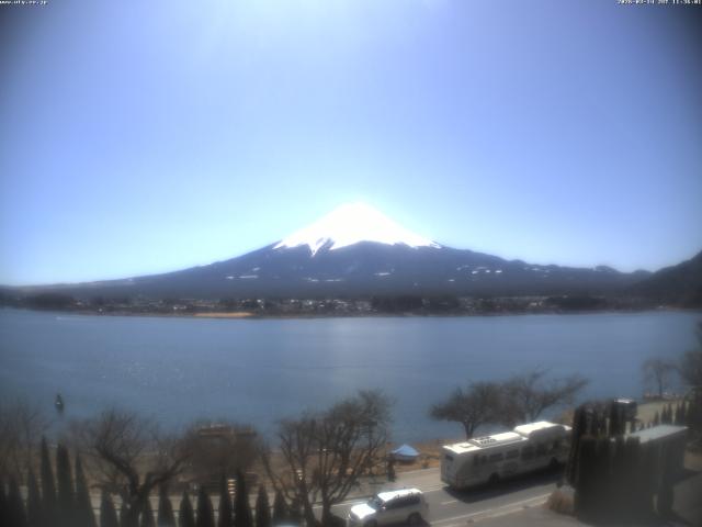 河口湖からの富士山