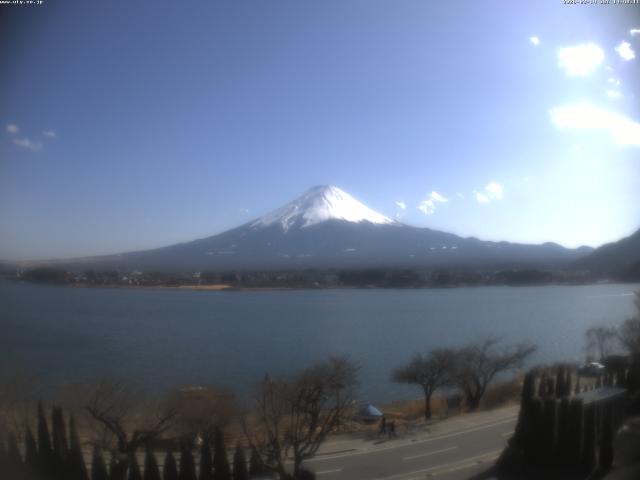 河口湖からの富士山