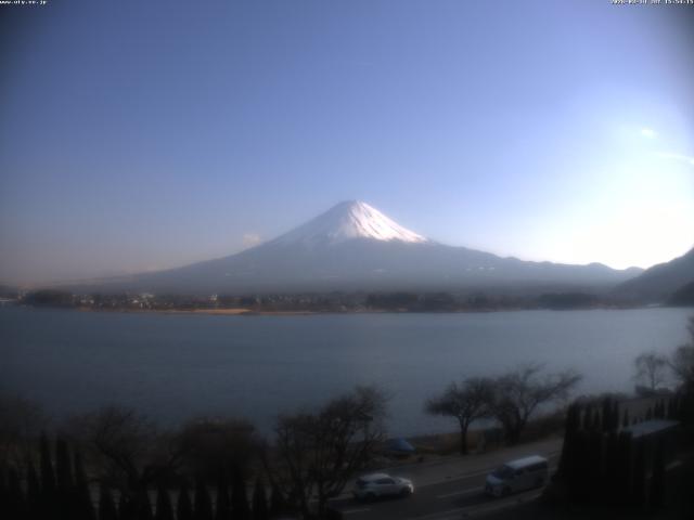 河口湖からの富士山